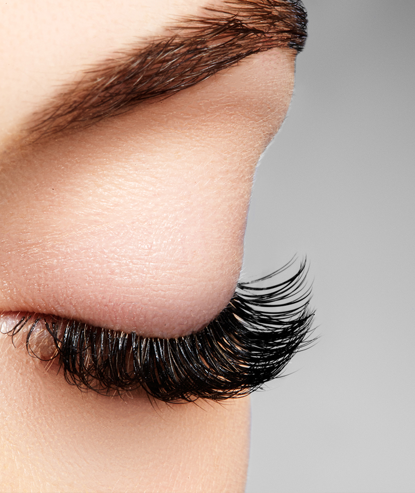 Photo of a woman's eyelash